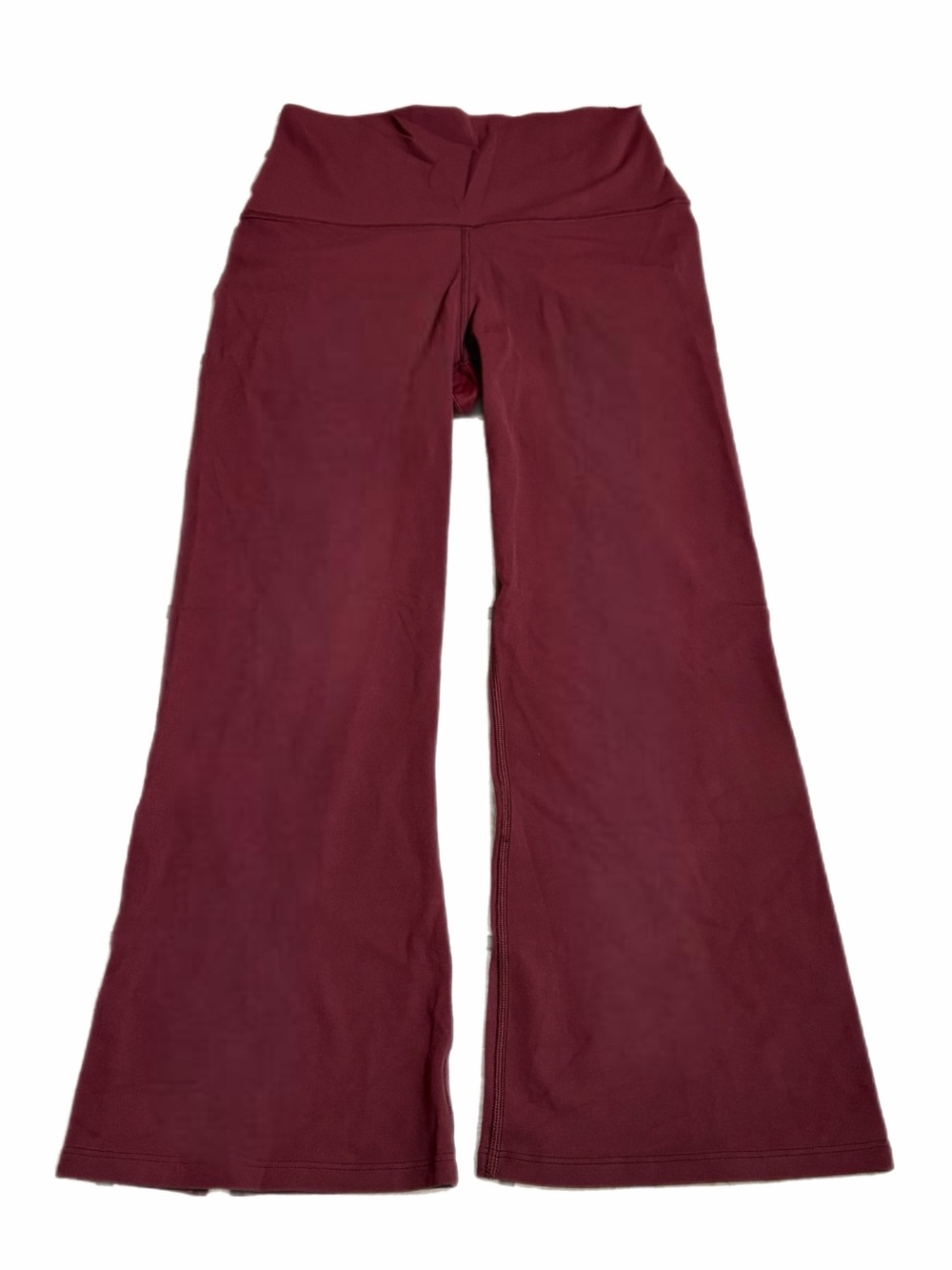 NWOT Lululemon Add Flare High-Rise Crop 21" *Nulu (Red Merlot) Size 8